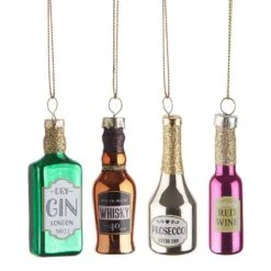 Déco De Noël HANG ON Mini Bar (lot De 4)