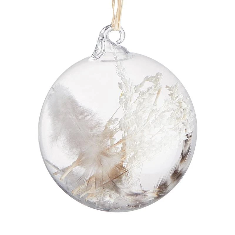Boules De Noël HANG ON Fleurs - Lot De 4 – Image 3