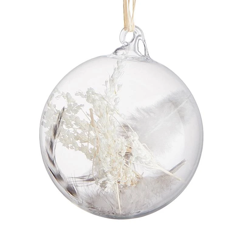 Boules De Noël HANG ON Fleurs - Lot De 4 – Image 4